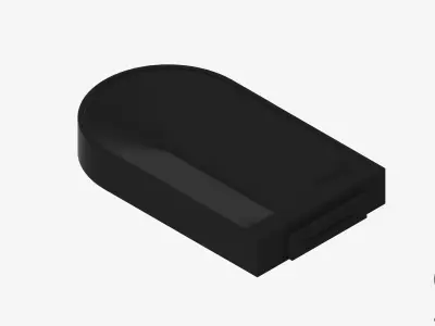 Shower - Soap Dish - Luxury - Feather Low-poly 3D model