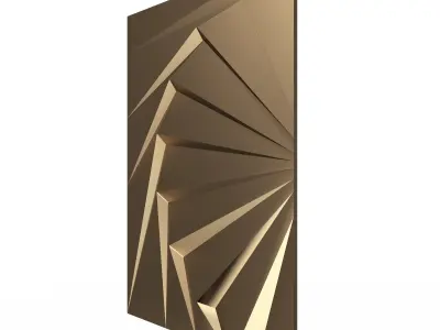 3D Wall Panel 05 Low-poly 3D model