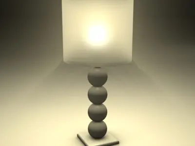 Sphere table lamp 3D model