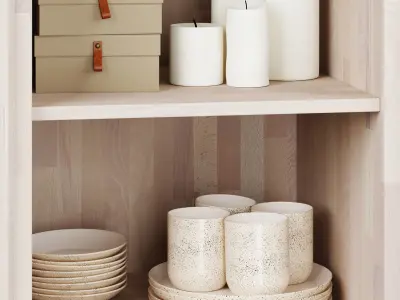 BROOKLYN CABINET by Rowico Home 3D model