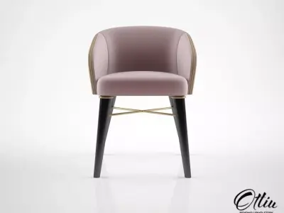 Ottiu Ingrid dining chair 3D model