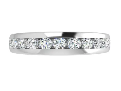 Channel Setting Band Ring 3661 3D print model