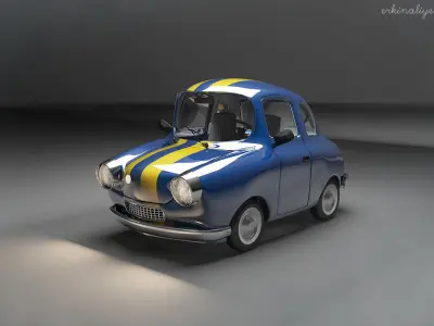 Cartoon-Car car 3D model