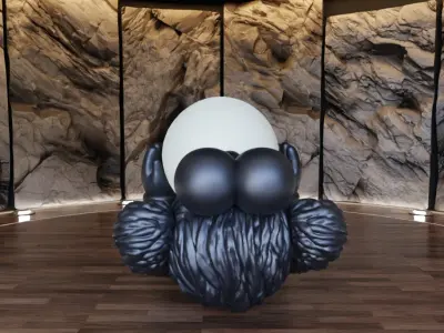 Kaws Holiday Shangai BFF Version Fan Art Toy 3D print model