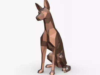 Podenco canario 3D print model