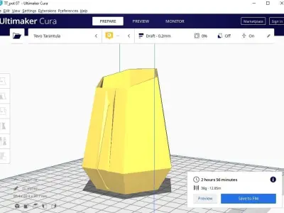 Flower pot or vase  3D print model