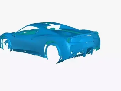 Ferrari Exterior 3D Scan Pack 3D model