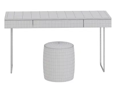 Ellender Dressing Table By Evanyrouse 3D model