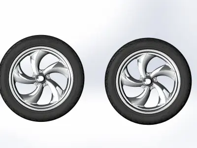 Custom wheels for your scale model Am Racing  VF489 3D print model