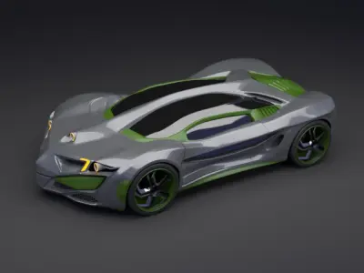 Rhinoster futuristic concept 3D model