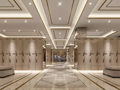 Locker room  3D model