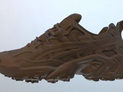 ASICS GEL NANDI SHOES PBR Low-poly 3D model