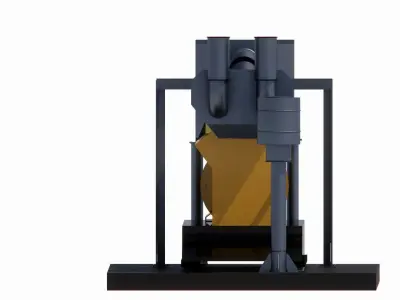  CAT DUAL FUEL 3516 DGB Generator 3D model