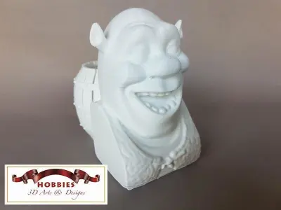Shrek Pen Holder 3D print model