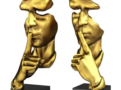 Thinker Statue 3D model