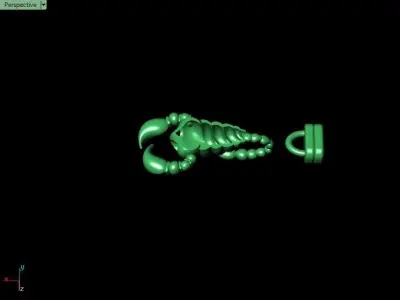 Scorpion bracletes 3D print model