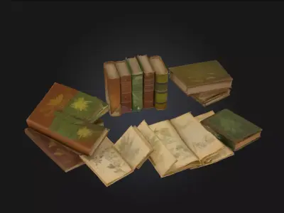 Herbarium Collection  Preserved Beauty of Natures Wisdom 3D model