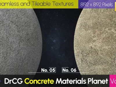 40 PBR Concrete Material 8K  Concrete Planet Vol 02 Texture