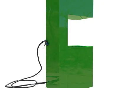 Pump  gas station  3D model