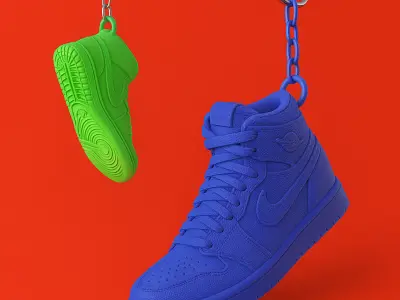 Air Jordan Keychain 3D print model