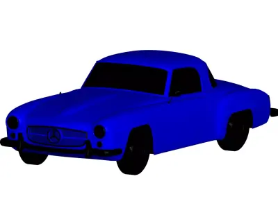 Mercedes Benz SL 1957 3D model