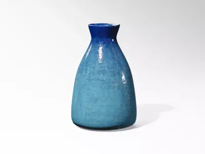 Vase Long PBR 4K textured Low-poly 3D model