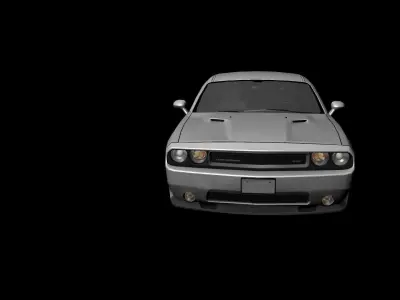 DODGE CHARGER SRT8 2013 Custom Low-poly 3D model