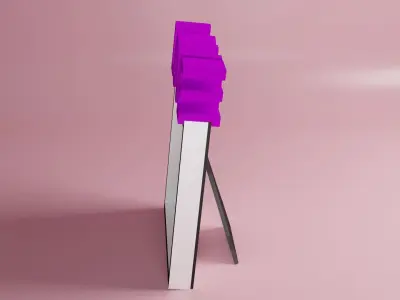 PHOTO FRAME Low-poly 3D model 4