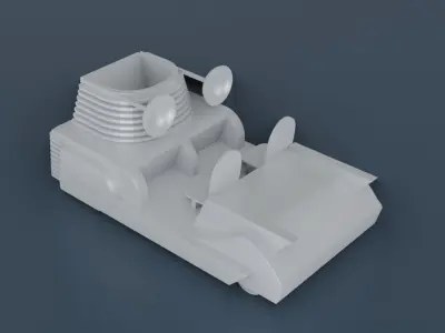 ALTAIR-4 TRANSPORTER JEEP 3D print model