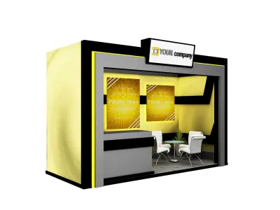 Booth Exhibition Stand a578a  3D model