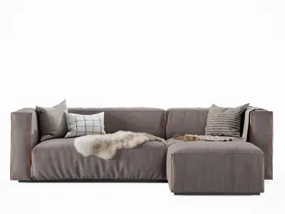  Cleon Modern Medium Sectional Sofa by Blu Dot 3D model