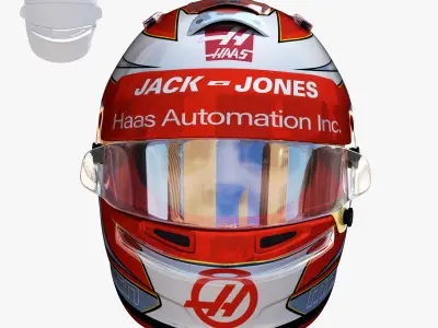 Magnussen helmet 2018 Low-poly 3D model