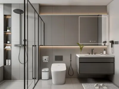 Bathroom 107 3D model