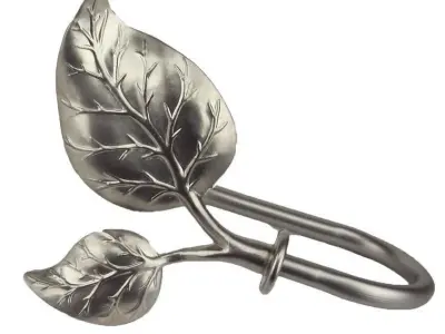 Sycamore Curtain Holdback - 2 Finish 3D model