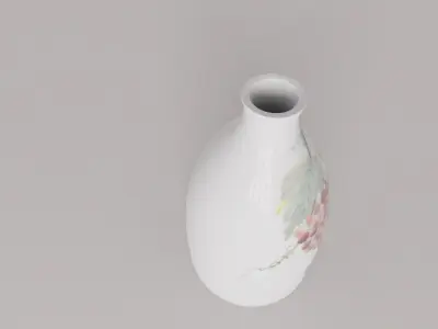 Porcelain vases Free 3D model