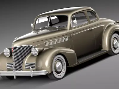 Chevrolet Coupe 1939 3D model