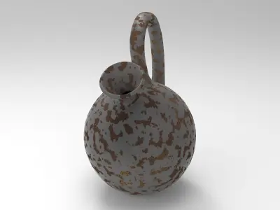 Old Year Vase Low-poly 3D model
