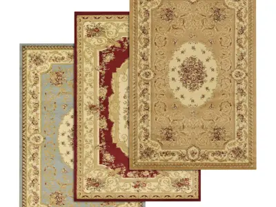 Rug Set 1759 3D model