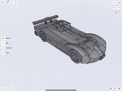 Thunder roadster new design 3D print model