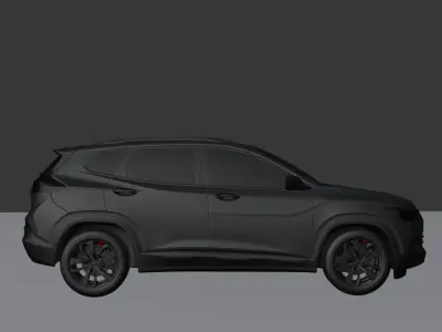 CHEVROLET TRACKER 2 BLACK TUNING LTZ  Low-poly 3D model