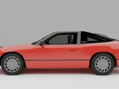 Nissan 180SX  3D model