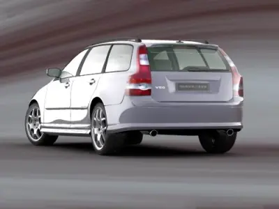 Volvo V50 2004 3D model