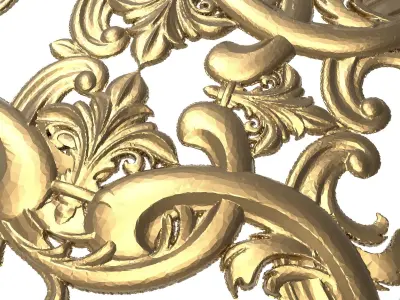 decorative pattern ready for 3D printing 3D model 15
