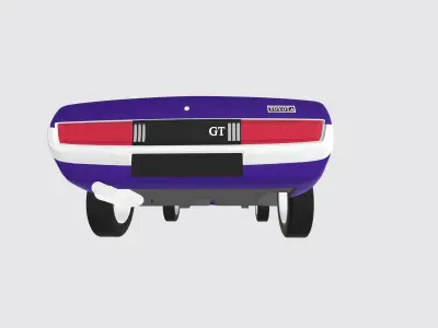 70s toyota GT 3D model