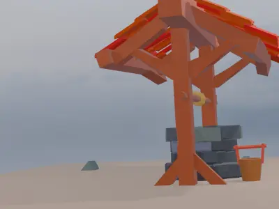 well model Free 3D model