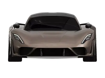 Hennessey Venom F5 3D model by IBROKHIMKHODJA