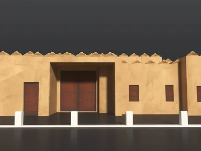Al Shamiya Gate Kuwait City 3D model