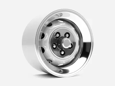 15x8 Mopar Rallye Wheel and Brake 3D print model