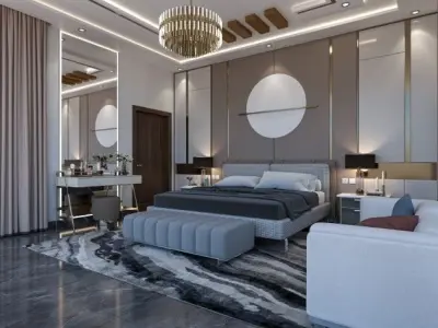 Luxury Bedroom interior design - 03  3D model