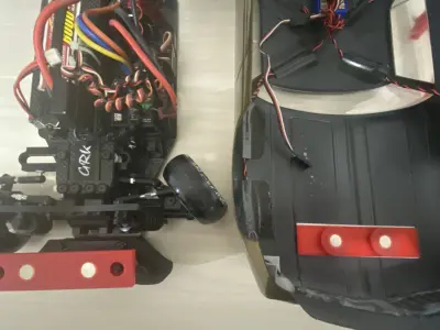 Body Mount 1 10 Magnetic for RC Drift Cars 3D print model